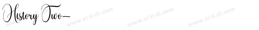 History Two字体转换